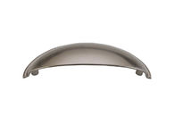Satin nickel drawer pull handle modern design zinc alloy material